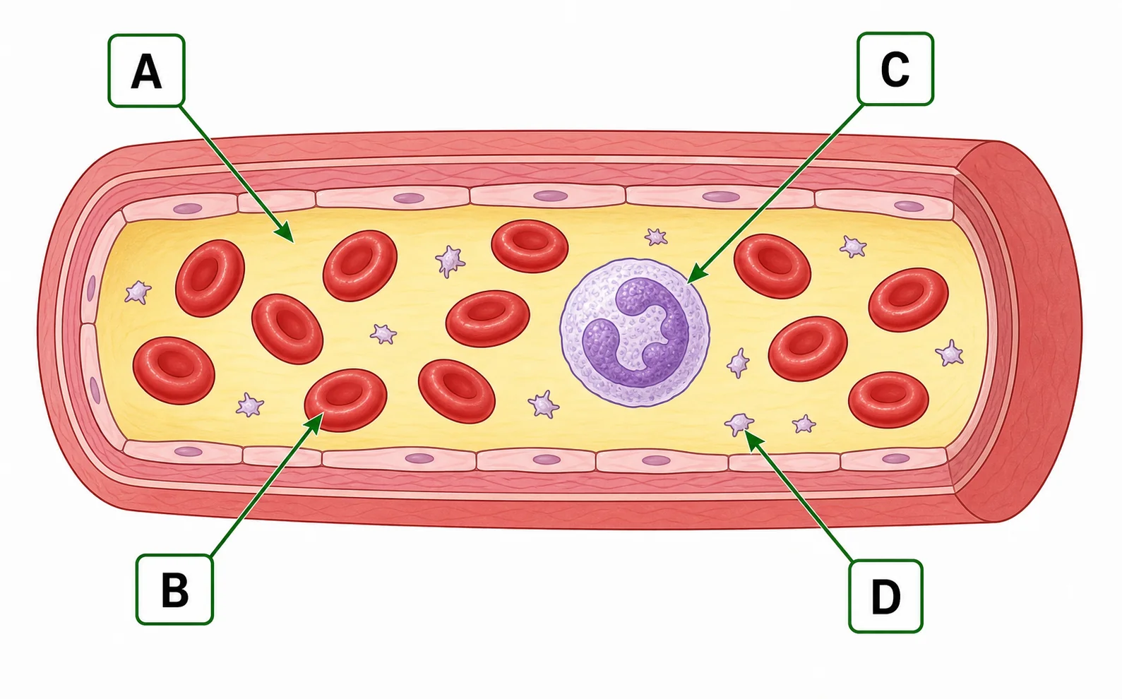 Label the blood components diagram