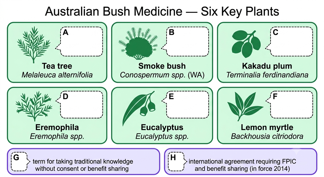 Australian bush medicine — six key plants